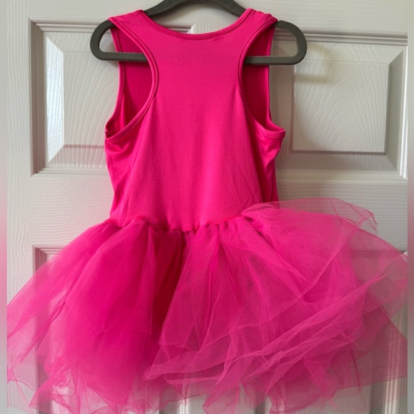 Girls I Love Plum razor back sleeveless hot pink tutu size 6 - Picture 3 of 5